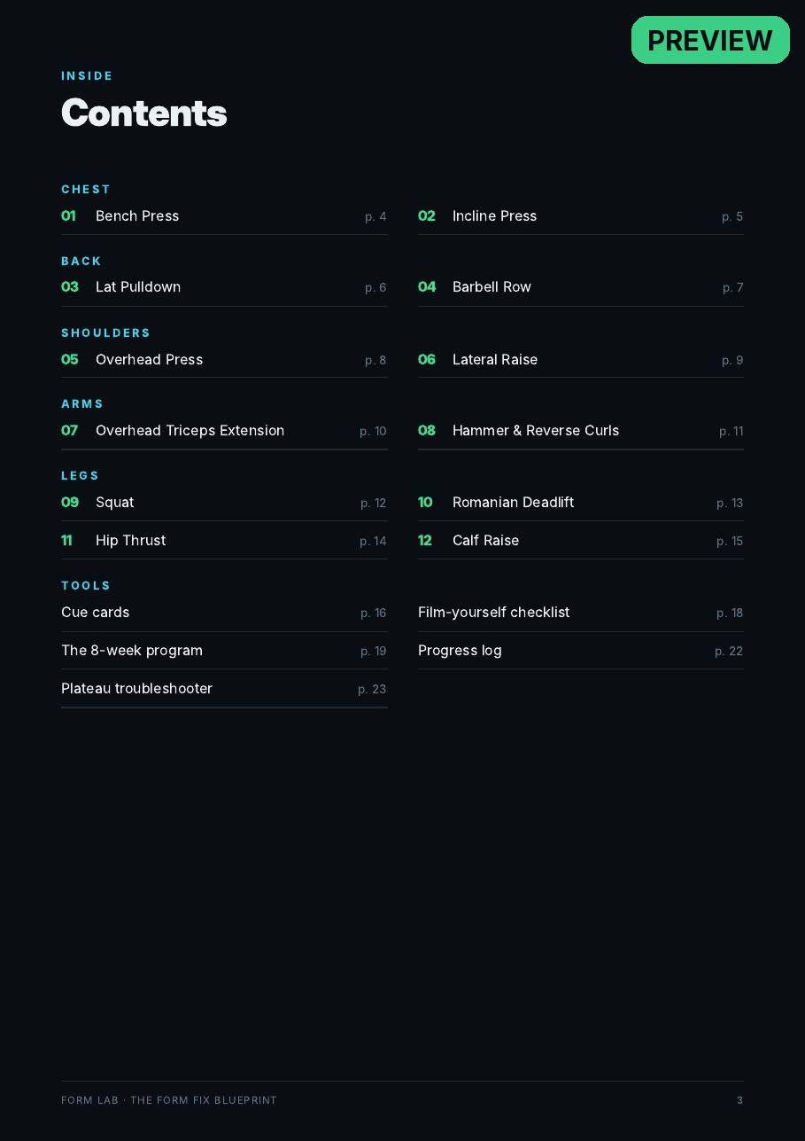 Preview: Contents