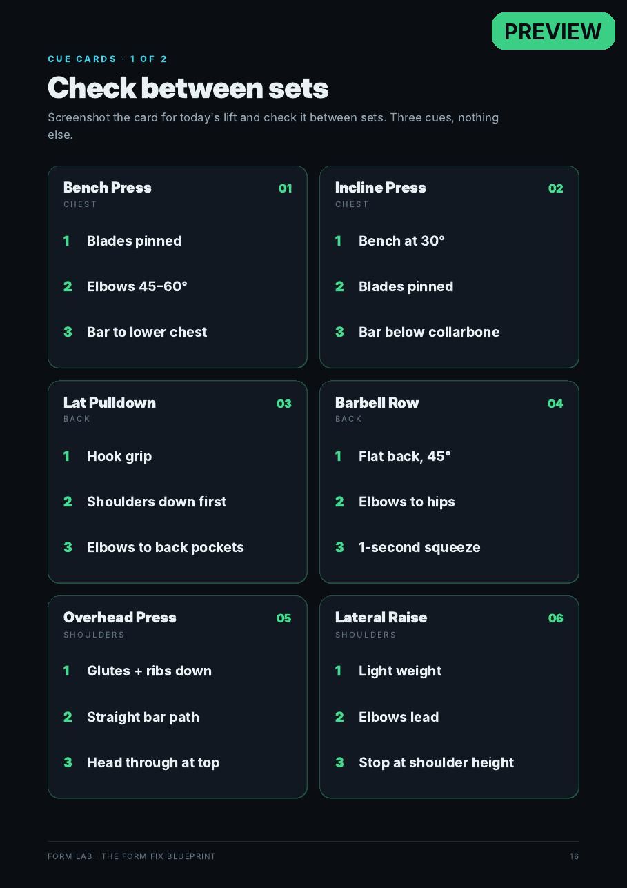 Preview: Cue cards